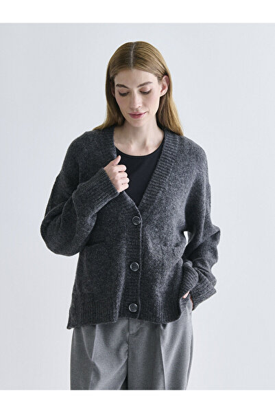 LC Waikiki Cardigan de tricotat pentru femei Özmarka New Season supradimensio...