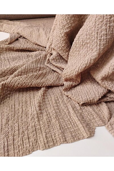 Kumaş Parça Țesătură Jersey cu cafea cu lapte (lățime 160 cm x lungime 200 cm)