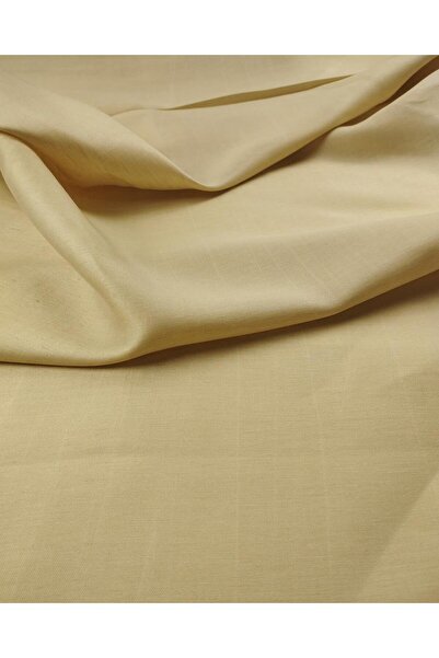 Kumaş Parça Viscoză de in de culoare crem închisă (lățime 160 cm x lungime 20...