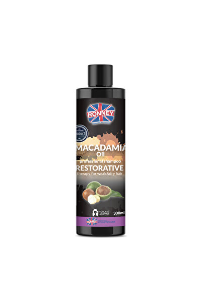 Ronney Ronnie Hair Shampoo 300ml and Repair with Macadamia Oil