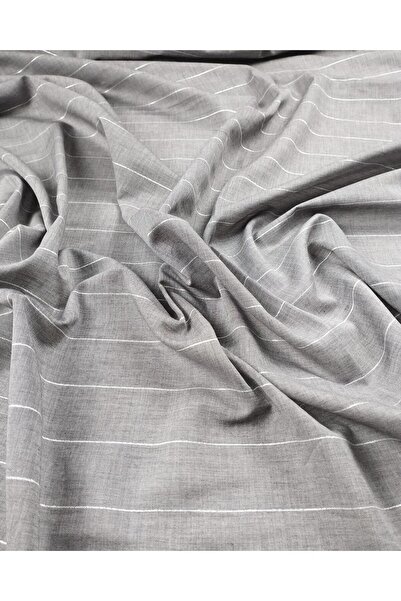 Kumaş Parça Грі Сімлі Віскон Вуаль (Ш 145 см x Довжина 270 см)
