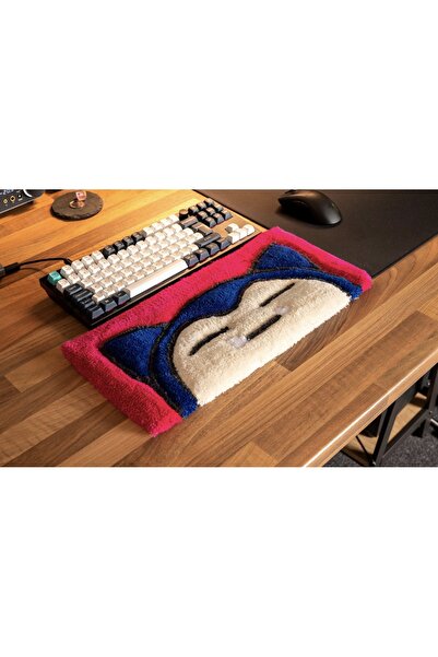 MOD10 Gaming Setup İçin El Yapımı Klavye Halısı – Tafting Rug 45x15 cm