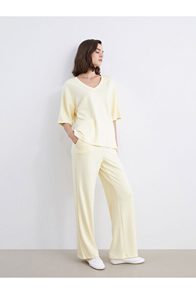 LC Waikiki بنطال رياضي نسائي بخصر مطاطي من LCW Vision