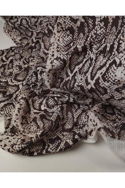 Kumaş Parça Țesătură din jerseu cu model crocodil (lățime 140 cm x lungime 25...