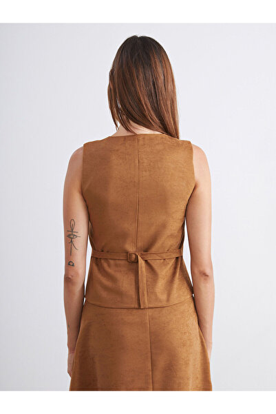 LC Waikiki Soulifebrown Crew Neck Women's Vest