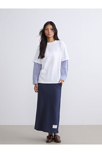 LC Waikiki İzr New Season Elastic Waist Pencil Skirt