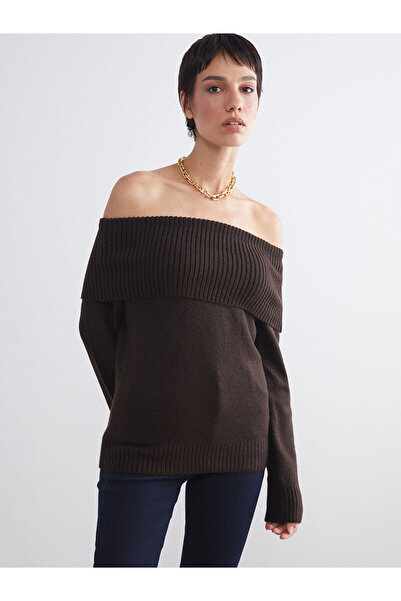 LC Waikiki New Season Boat Neck Women's Knitwear Sweater