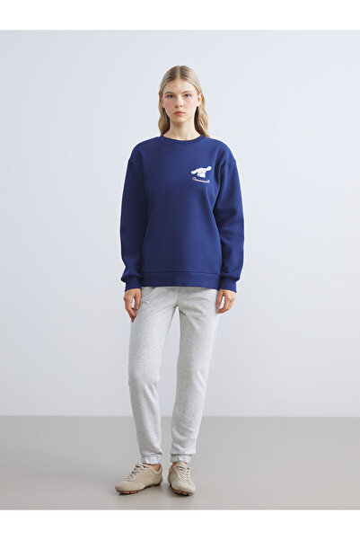 LC Waikiki Plus New Season Cinnamaroll με τύπωμα oversized Γυναικείο χοντρό φούτερ