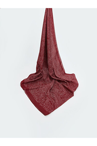 LC Waikiki Red Patterned Women's Shawl