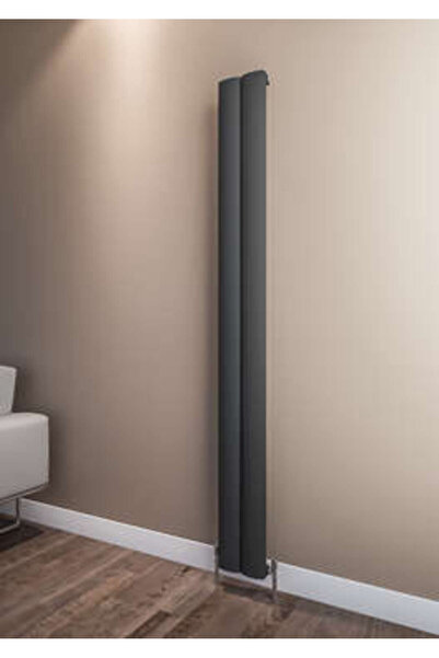 WARMA Kavala Dikey Alüminyum Radyatör 185x1800 Pütürlü Beyaz (RAL 9016)