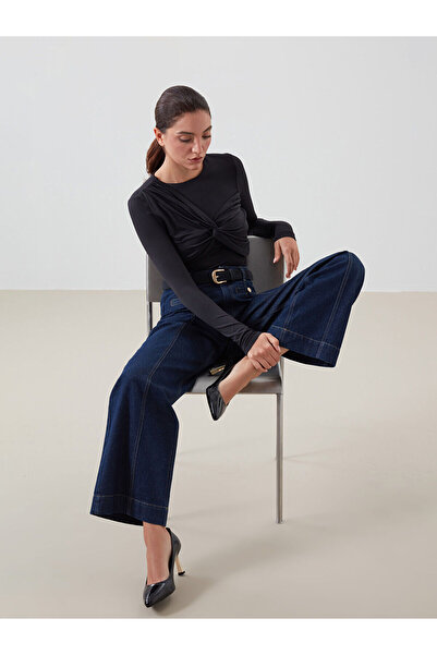 LC Waikiki Özmarka Yeni Sezon Deri Görünümlü Kadın Topuklu Ayakkabı