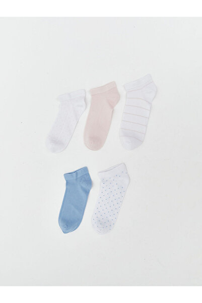 LC Waikiki جوارب نسائية منقوشة من سيراي للموسم الجديد، عبوة من 5 قطع