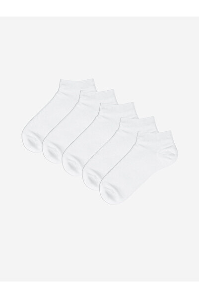 LC Waikiki New Season Women's Flat Booties Socks 5-Piece