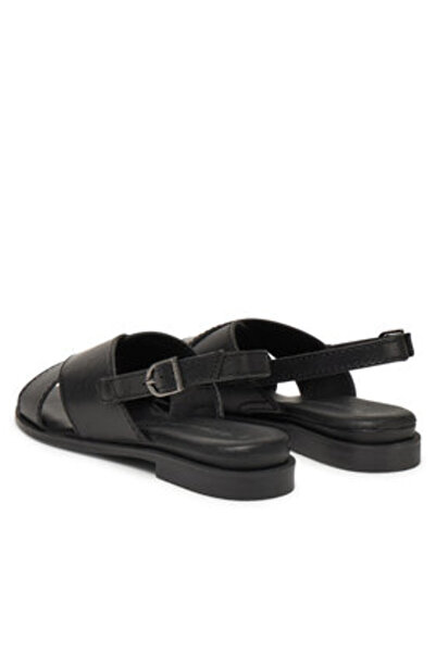 Tamaris Γυναικεία σανδάλια μαύρα TAMARIS-1-28102-44 003 ΜΑΥΡΟ ΔΕΡΜΑ