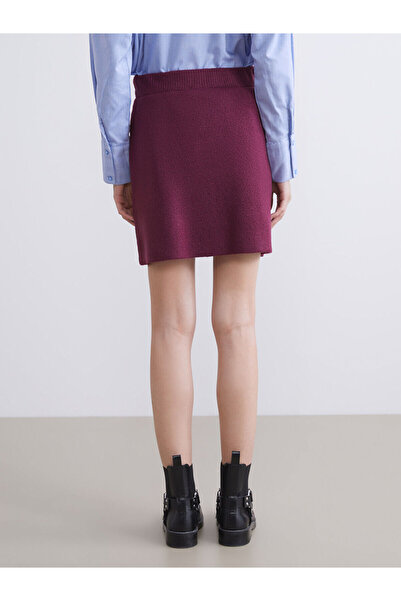 LC Waikiki Peak New Season Elastic Waist Knitwear Mini Skirt