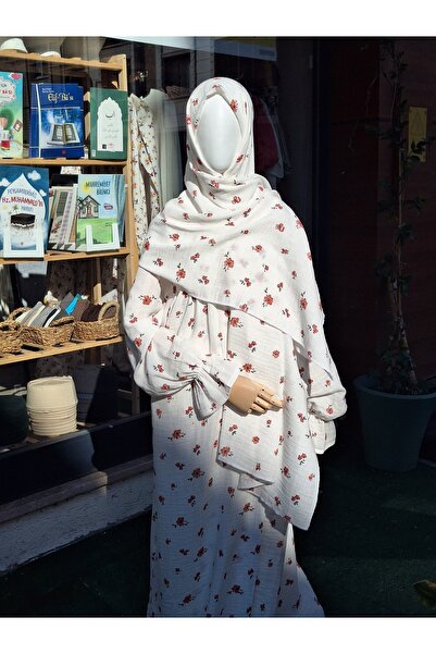 Nurul kisve Müslin Namaz Elbisesi & Başörtü
