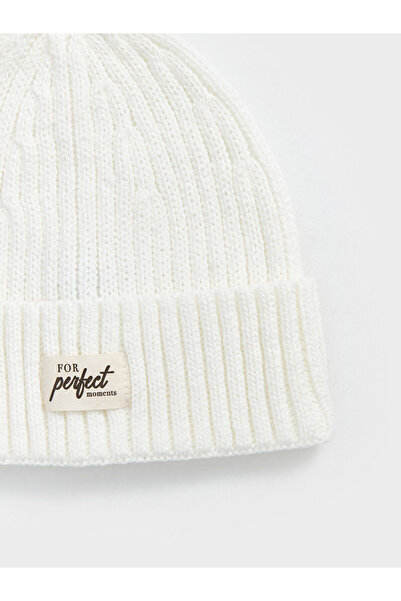 LC Waikiki Textový tištěný dámský baret