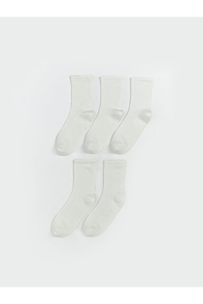 LC Waikiki Özmarka Yeni Sezon Kadın Düz Soket Çorap 5'li