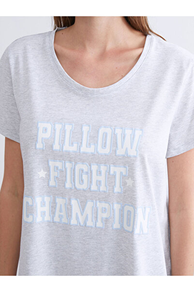 LC Waikiki Özmarka Yeni Sezon Yıldız Desenli Kadın Şortlu Pijama Takımı