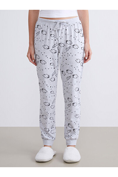 LC Waikiki Hilfa Yeni Sezon Beli Lastikli Baskılı Kadın Jogger Pijama Altı