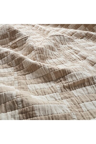 IKEA SKOGSKOVALL Bedspread, beige, 160 x 250 cm