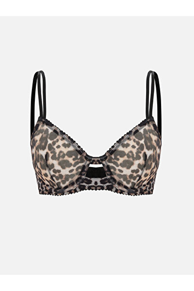 LC Waikiki Özmarka Новий сезон Бюстгальтер-футболка з леопардовим принтом без наповнювача