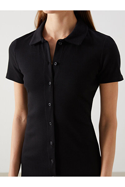 LC Waikiki Hilfa Yeni Sezon Polo Yaka Kadın Bodycon Elbise