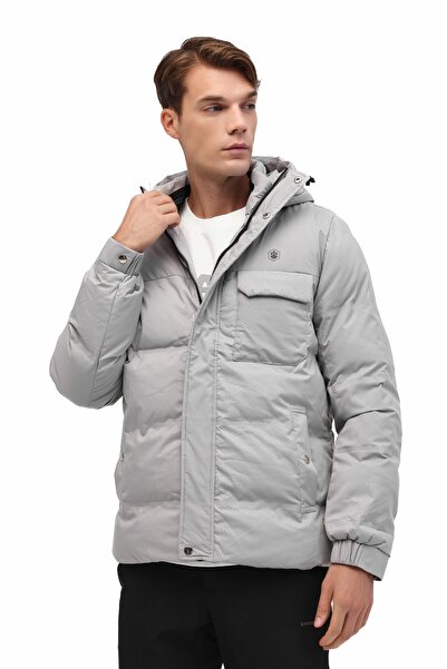 lumberjack ML EKRIN 2KKB-01 5PR GRI Erkek Kısa Kaban
