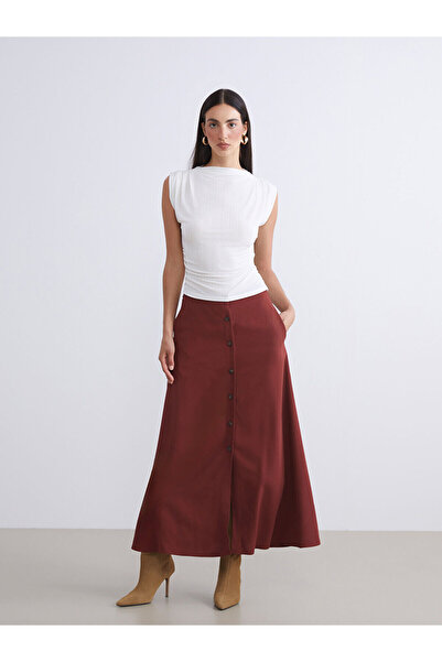 LC Waikiki Φούστα μουσελίνας σε σχήμα Α με χαλαρή εφαρμογή