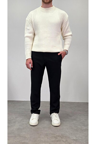 RIESGO BOL KESİM KALIN FİTİLLİ KAZAK EKRU