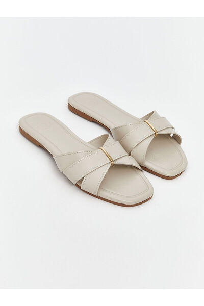 LC Waikiki Özmarka Нови дамски пантофи с кожен вид за новия сезон