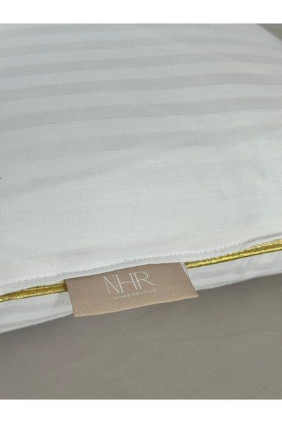 NHR HOME Siliconized Fiber Hotel Pillow, Cotton Fabric / 50X70 650Gr / 4 Pieces