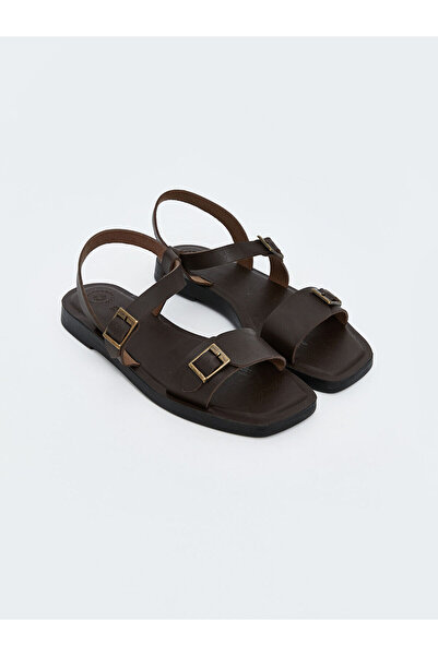LC Waikiki Vizyon New Season Leather Look Women's Sandals