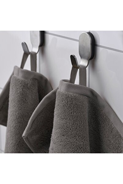 IKEA BROKGLIM Washcloth, grey, 30 x 30 cm