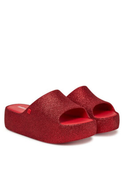 Melissa Γυναικείες σαγιονάρες κόκκινες MELISSA-M 36126 BF582 GLITTER RED