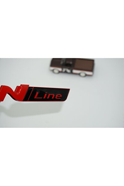 DK Tuning Hyundai N Line Bagaj Kırmızı Metal Logo Amblem Arma