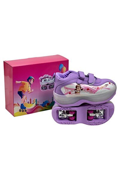 ALRWAD زلاجات دوارة للأطفال بأربع عجلات، أحذية تزلج دوارة، زلاجات دوارة للأطفال بعجلات قابلة للطي