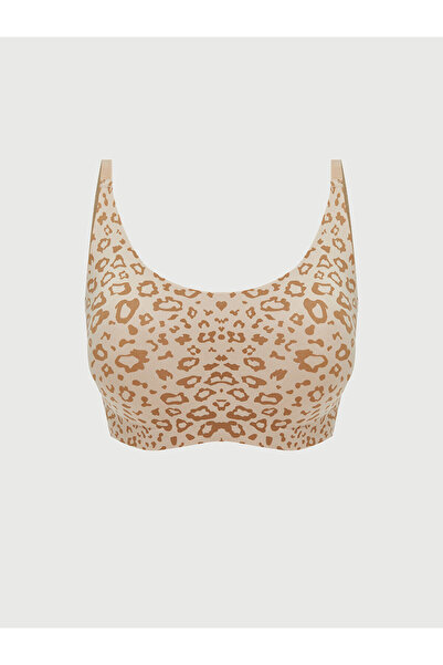 LC Waikiki Create Your Style from Uzg Store |   Half Padded Leopard Print Sports Bra Without Underwire