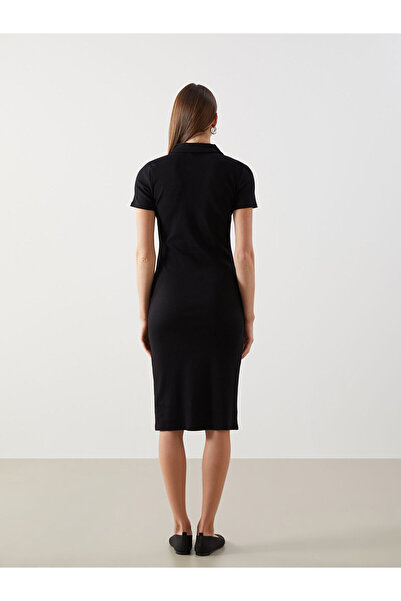 LC Waikiki Hilfa New Season Polo Neck Women Bodycon Dress