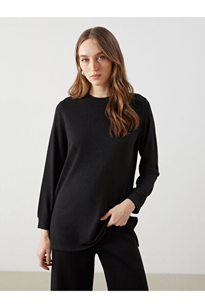 LC Waikiki Özmarka New Season Crew Neck Shiny Looking Women's Tunic