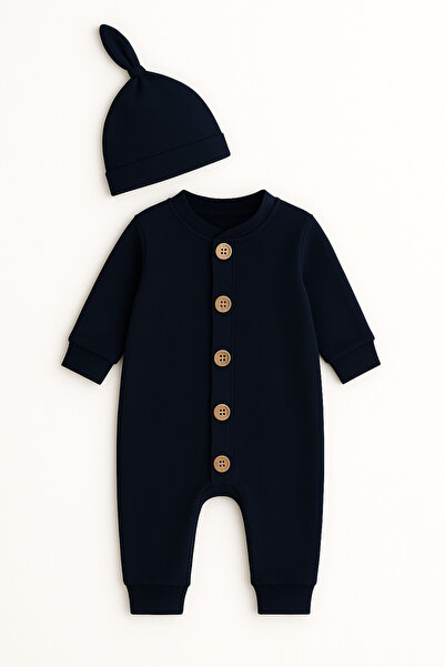 Oz Baby Mevsimlik %100 Pamuk Bereli Bebek Tulum Takım - Yeni Sezon Unisex