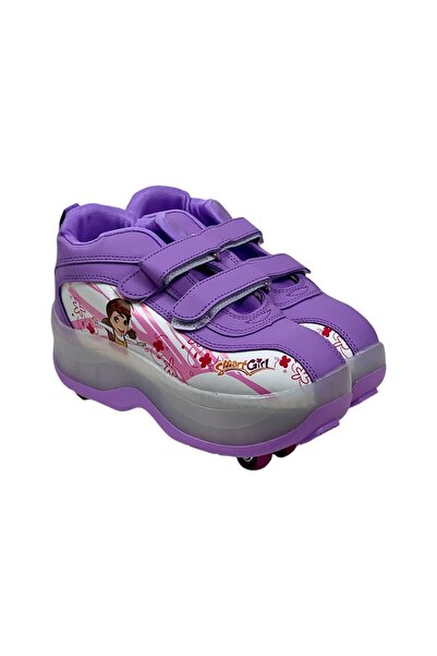 ALRWAD زلاجات دوارة للأطفال بأربع عجلات، أحذية تزلج دوارة، زلاجات دوارة للأطفال بعجلات قابلة للطي