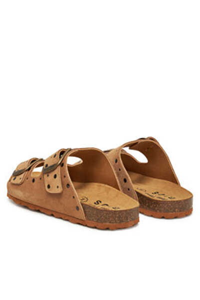 Toni Pons Γυναικείες σαγιονάρες καφέ TONI PONS-GRETEL CAMEL