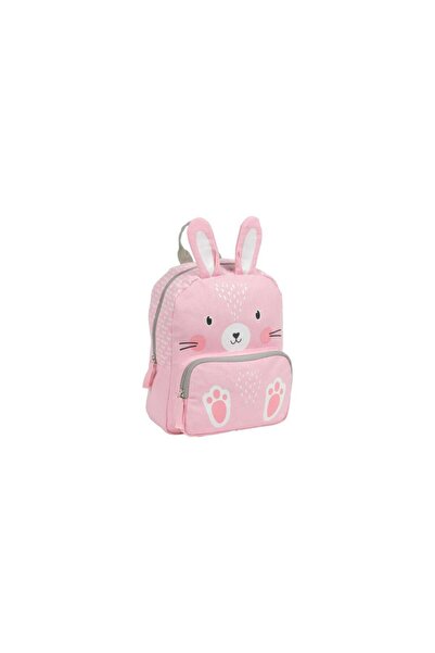 Derform Preschool Backpack, Bunny Model, 29x23x9cm, White/Pink, PLC11KR