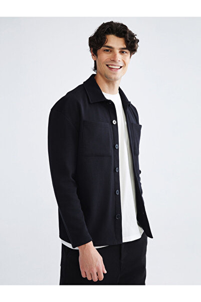 LC Waikiki Ozmarka New Season Polo Collar Buttoned Men's Cardigan