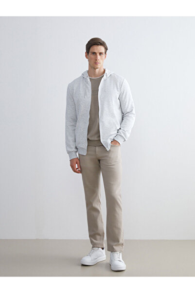 LC Waikiki Ανδρικό φούτερ με μακρυμάνικη κουκούλα με φερμουάρ