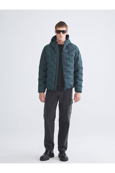 LC Waikiki Hilfa New Season Slim Fit Hooded Men's Puffer Jacket