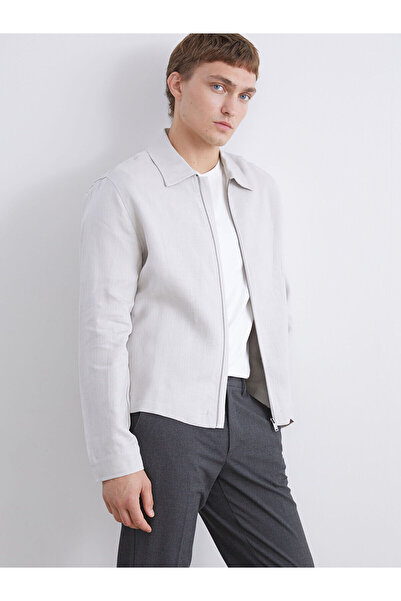 LC Waikiki Vizyon New Season Standard Fit Shirt Collar Men's Coat