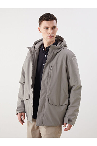 LC Waikiki Palton pentru bărbați cu glugă standard