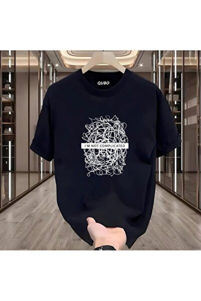 qubo sportswear & company Κοντομάνικο βαμβακερό μπλουζάκι oversize με στρογγυ...